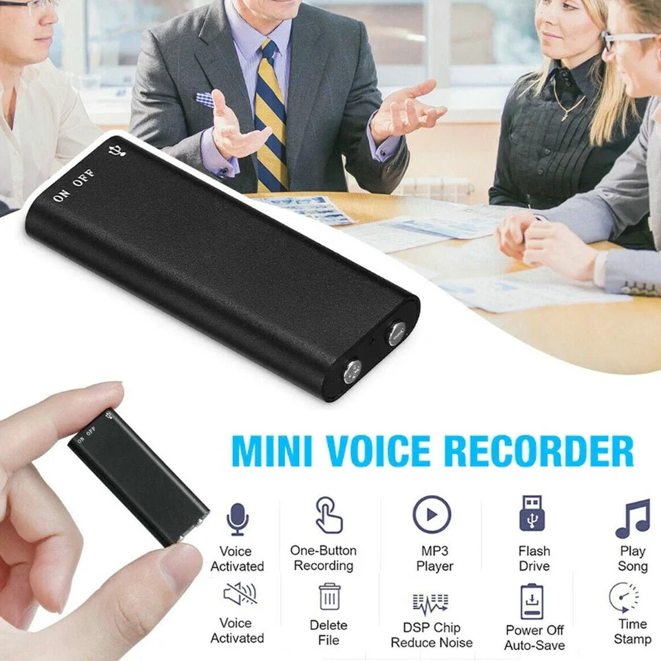 Discréo™ – Mini Discreet Voice Recorder