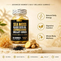 Moss & Co. Sea Moss, Black Seed Oil, Ashwagandha, Shilajit + Ginger Gummies